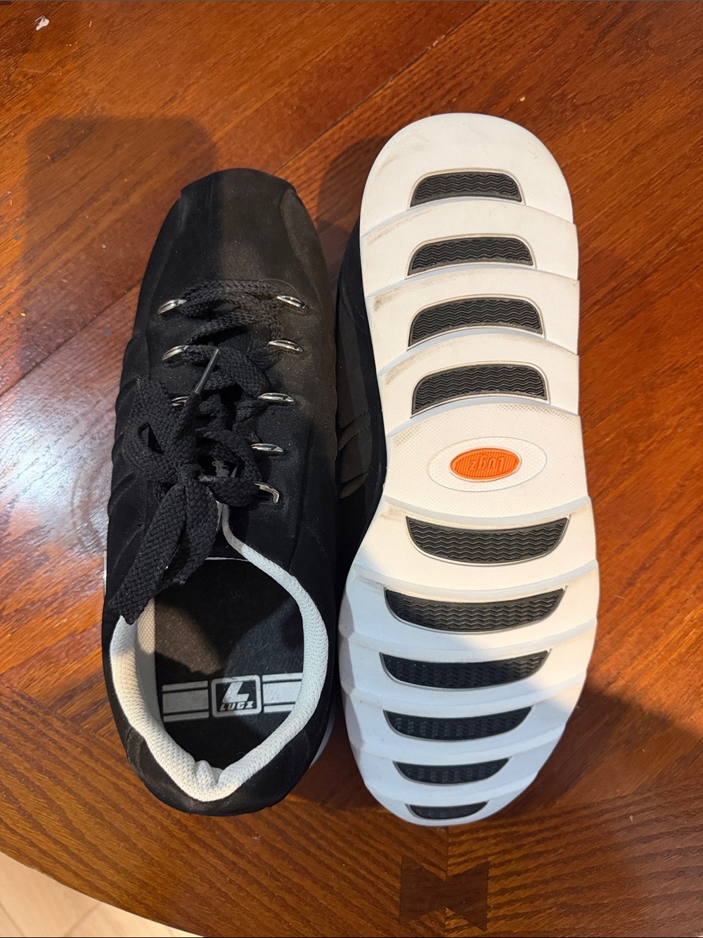 Lugz size 13 Men's Black Athletic Trainers with White Outsole